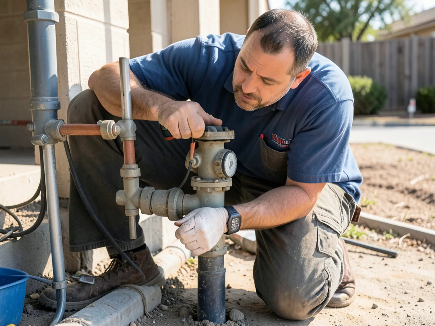Foothill elevation and excessive water pressure in North Fontana in Fontana, CA