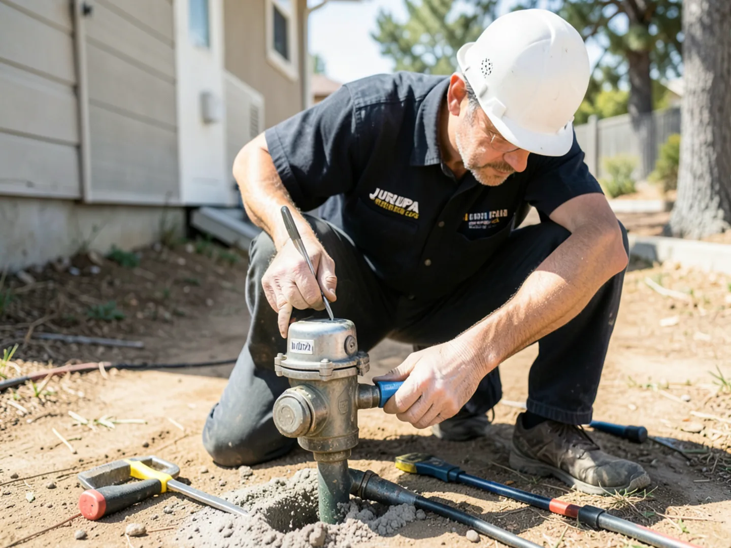 Repiping aging galvanized and copper plumbing systems in Jurupa Valley, CA