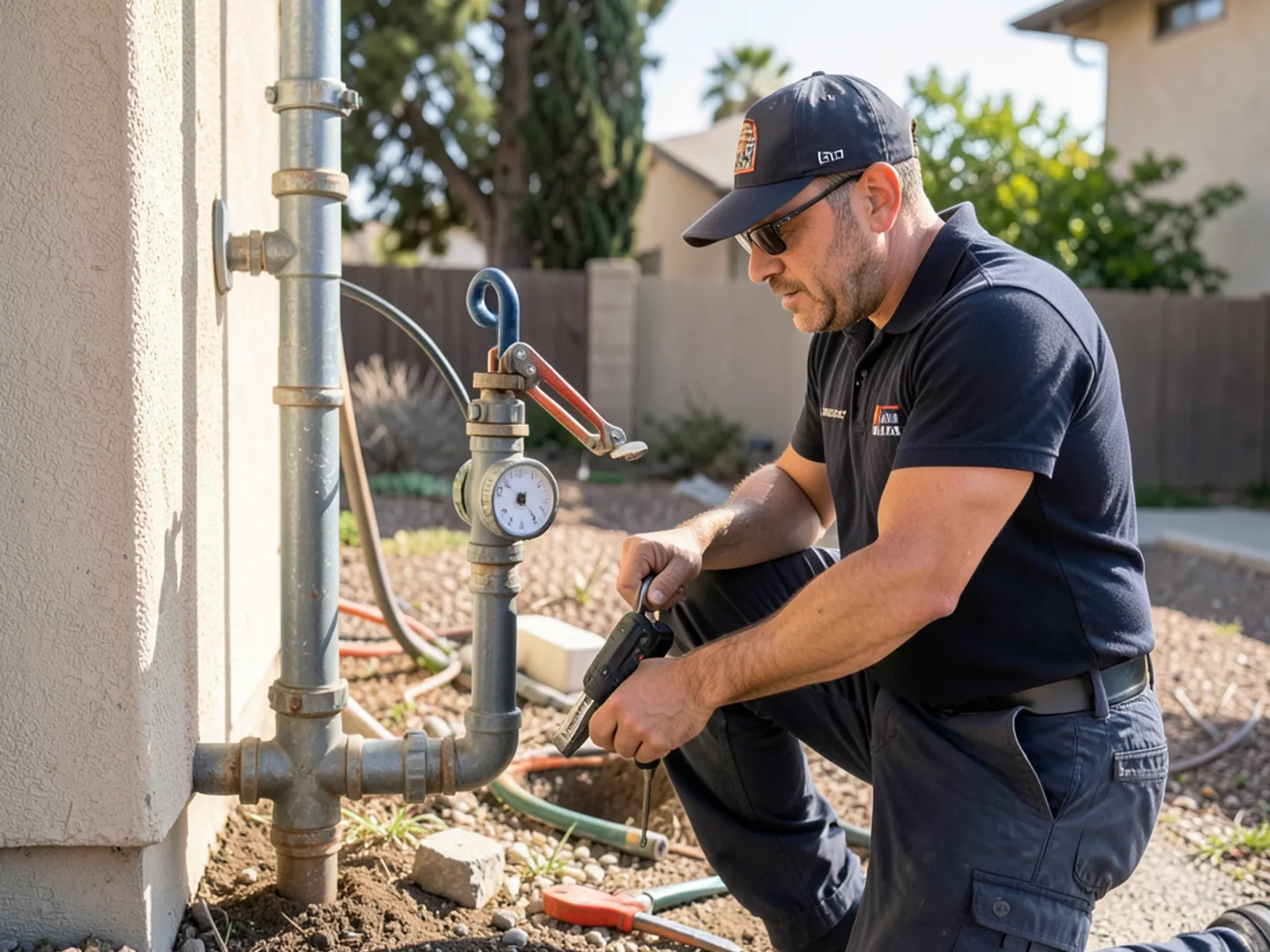 Copper pinhole leaks and whole-home Uponor PEX repiping in Yorba Linda, CA