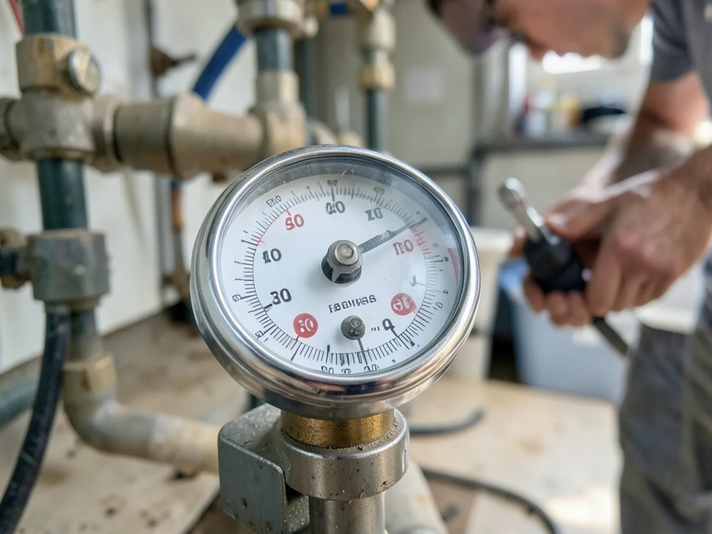 Testing your municipal water meter to verify continuous flow technical plumbing photo