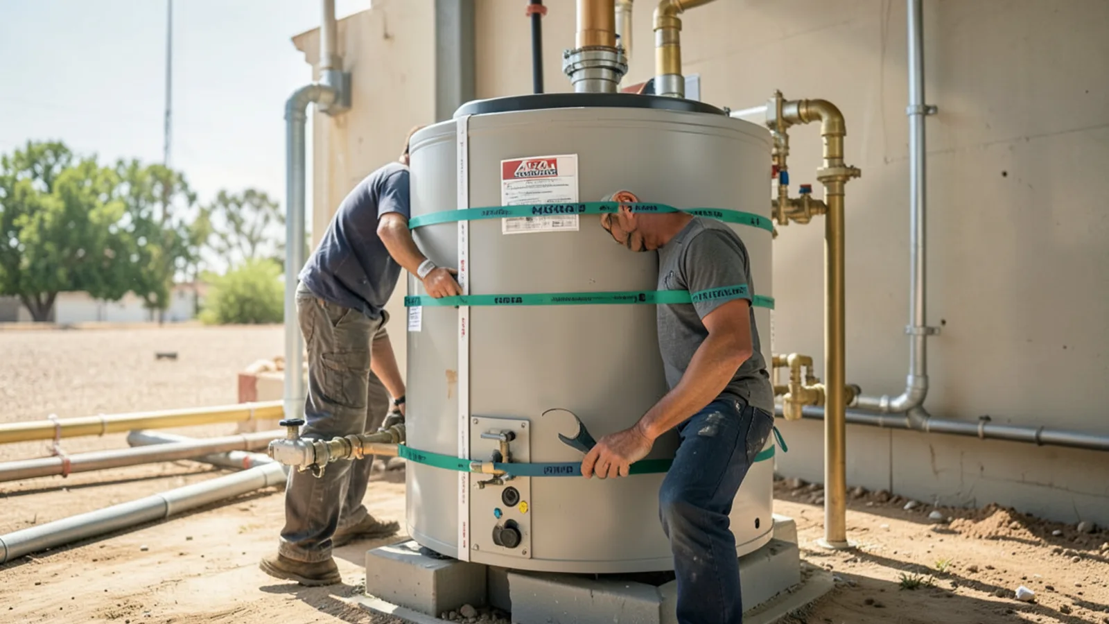 California seismic water heater strapping code requirements